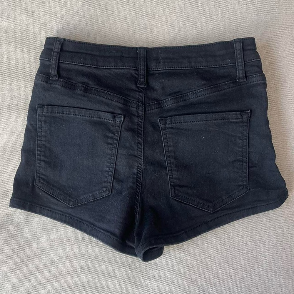 Black Jean Shorts - Free People (WE THE FREE)